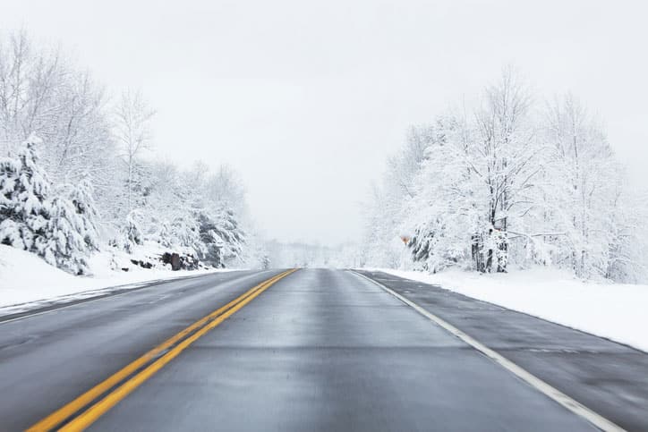 Open Road in Winter